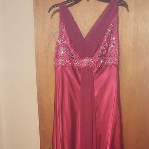 Elegant evening gown.